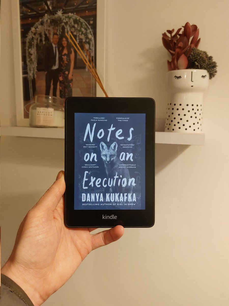 Just finished Notes On An Execution by <a href="/danyakukafka/">Danya Kukafka</a> and wow what a book! Very powerful, thought provoking and wonderfully written. Done some research and can't believe how young the author is too!

Easy 5⭐️ rating,  one of the best books I've read for a long time #BookTwitter 📚