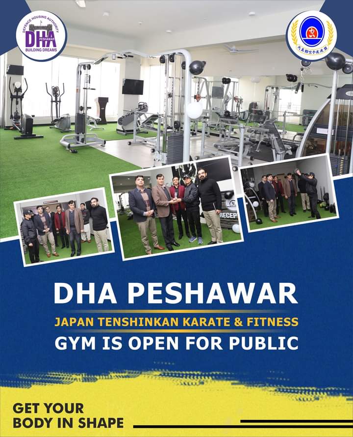 Gym is now open for public in DHA Peshawar

#FarhanAli #LahoreProperties #LahorePropertiesOfficial #1RealEstateMarketingCompany #Lahore #DefenceHousingAuthorityPeshawar #DHA #DHAPesshawar #DHALahore
#karate #fitness #gym #fitness #Peshawar #commercial #residential