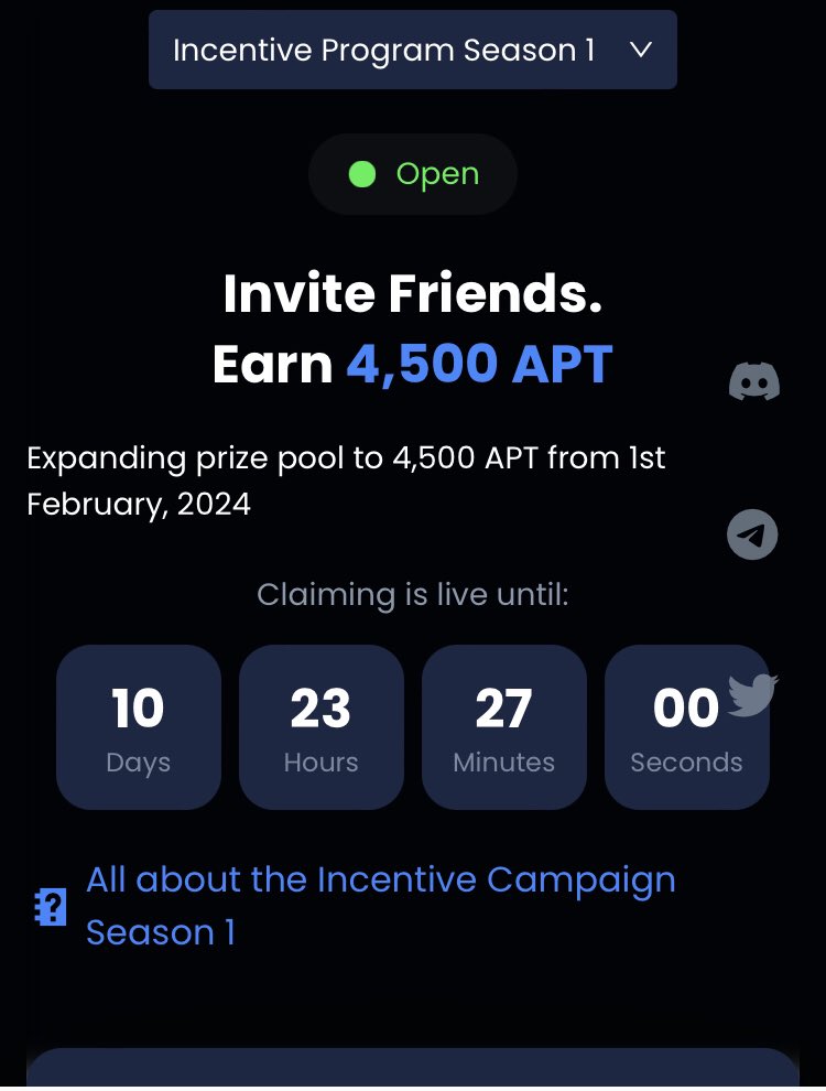 あと11日弱
Mint&amp;Stake 長い方がpt貯まります。
リファ貼っておきます
急げー

url3.me/dzcg7c