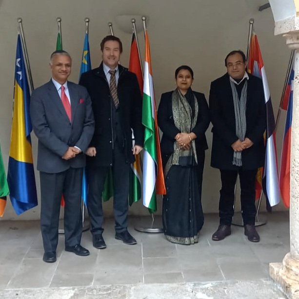 Very productive and insightful interaction with Mr David Tavzelj, Acting Director of International Center for Promotion of Enterprises #ICPE, Amb Namrata S Kumar, @IndiainSlovenia and Mr Dhananjaya Singh in Ljubljana 

@Sachin_Chat 
#RISat40