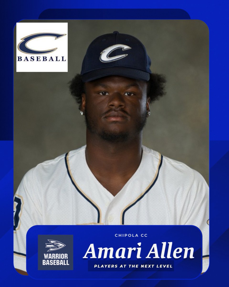 It is the time of year when we recognize our former Warriors that are playing at the next level. First up we have former All Met Player of the Year Amari Allen. Allen has appeared in 7 games for Chipola CC in Florida. Best of luck to Amari and the Indians in 2024