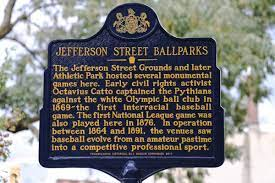 The first #MLB #Opening Day was also the first game played in the National League. It took place on April 22, 1876. On this day Boston defeated the Philadelphia Athletics 6-5 at the Jefferson Street Grounds in Philadelphia. #baseball History