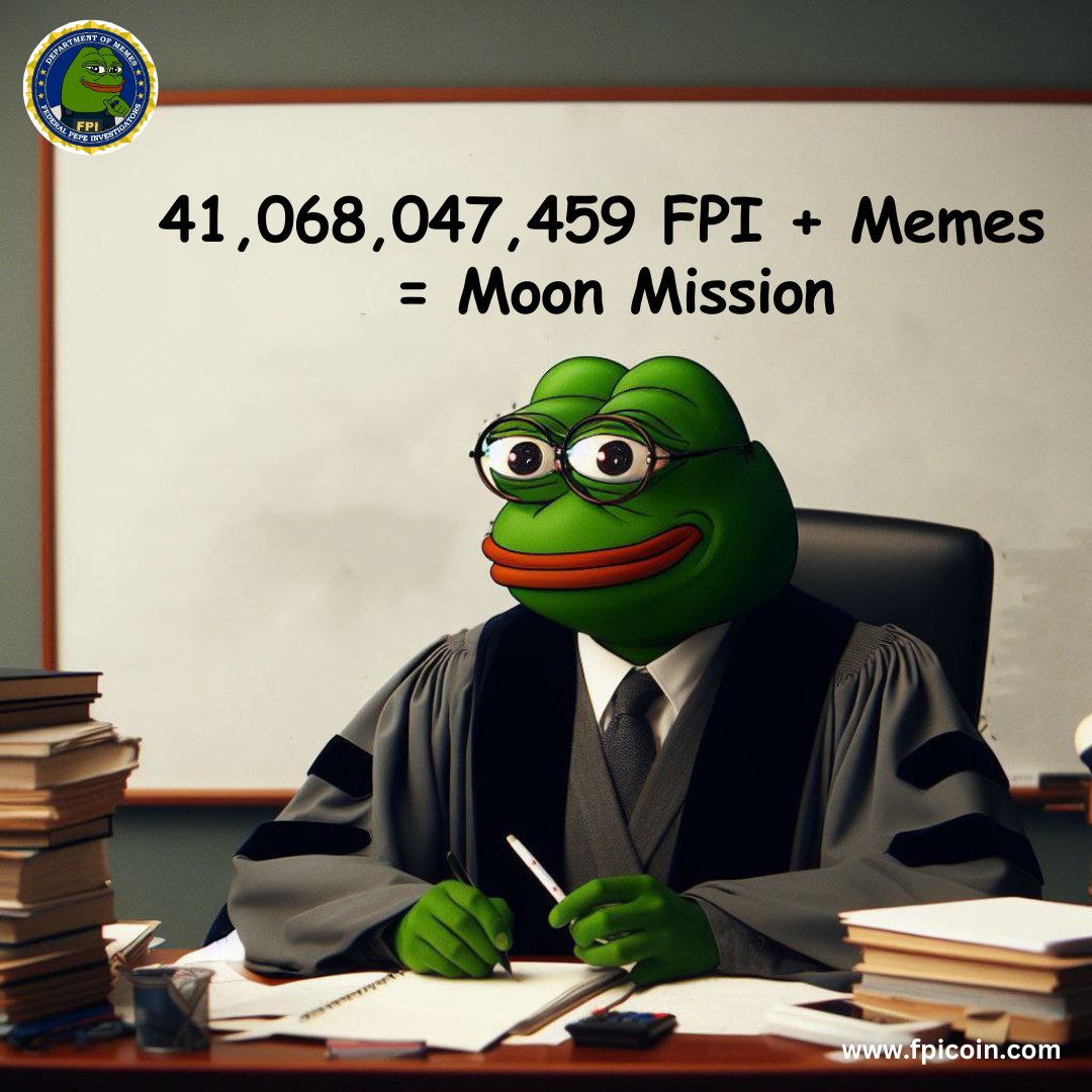 Hold tight, agents! Only 41,068,047,459 FPI coins exist. Don't miss your chance to own a piece of this limited-edition meme revolution! 🔥  

👉Get your FPI tokens only at Raydium and Jupiter:   bit.ly/Jupiter-FPI   bit.ly/raydium-FPI     

#FPIRarity #MemeFiToTheMoon