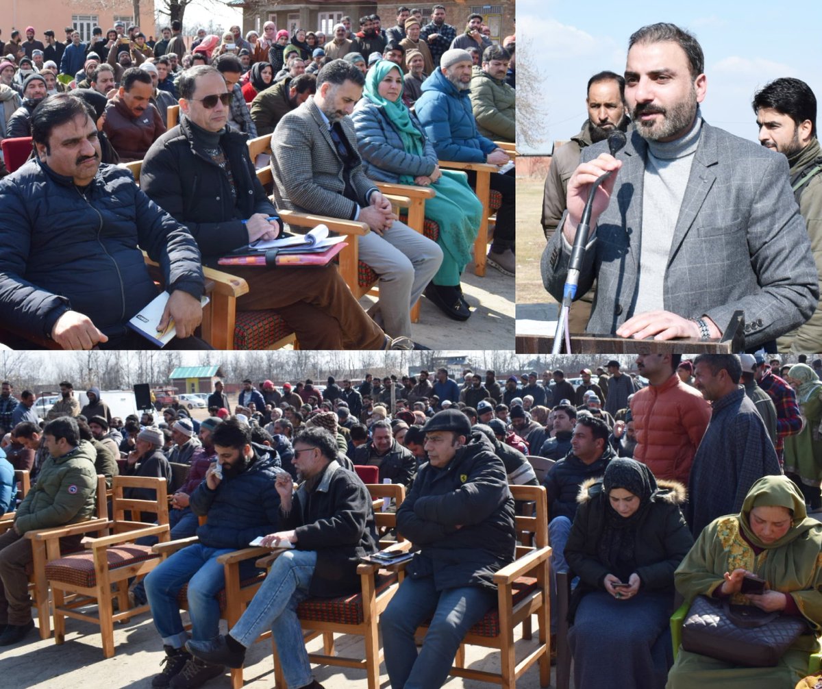 Deputy Commissioner Pulwama, Dr. Basharat Qayoom led Block Diwas at Koil showcasing government schemes and fostering civic engagement. From addressing public grievances to promoting local support in initiatives like HADP and Vishwakarma, the event highlighted a (1/2)