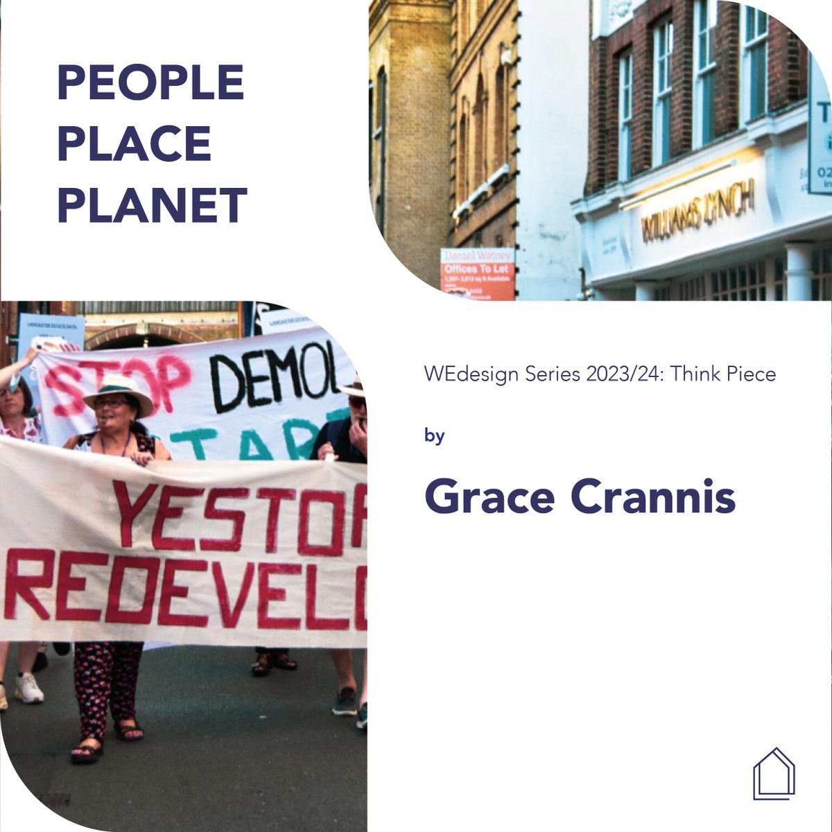 Today on the #GHblog, we're sharing the latest edition of our #WEdesign Think Pieces. This week @GraceCrannis shares her thoughts and ideas about the theme through the lens of leadership and accountability in placemaking. theglasshouse.org.uk/blog-series/ev…