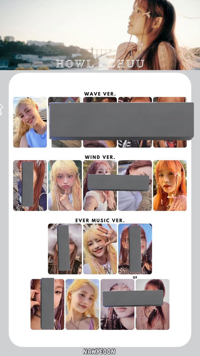 YellowMinMins's tweet image. wtt lft eunchae chuu ph

Have: Eunchae heartcheek
Want: Blonde Chuu (prio from wind ver. And evermusic )

Open to other chuu pc trades ^^