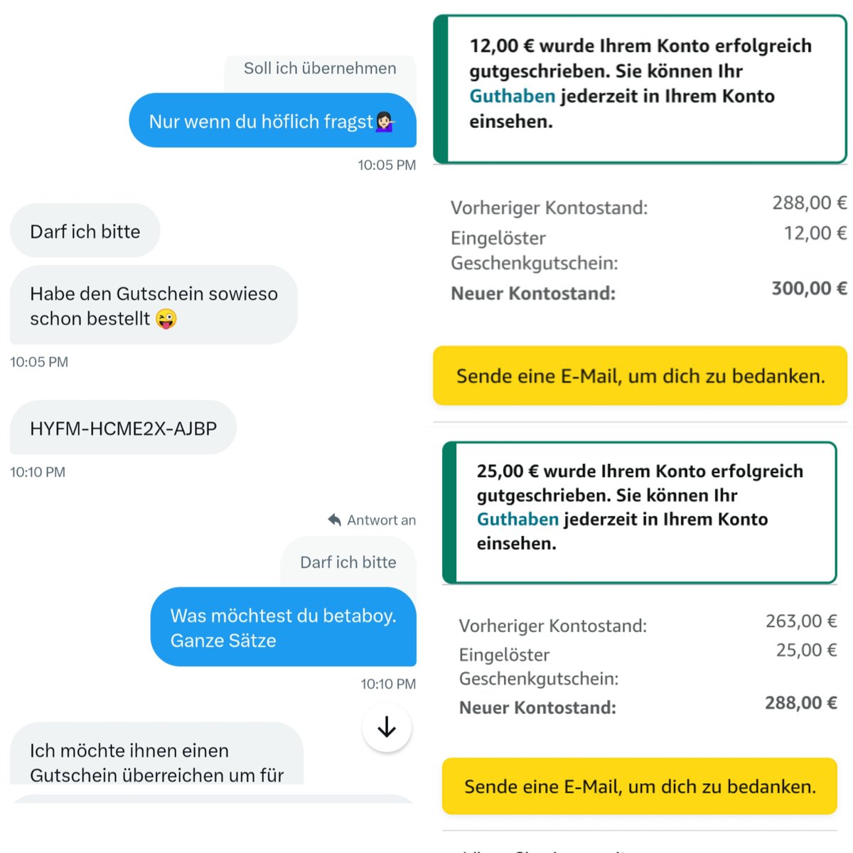 Queen_Boudoir's tweet photo. Es gibt artige #betasubs und nutzlose #betasubs.
Dieses rare Exemplar hier gehört zu der Kategorie: artige #betasubs
Nächstes Ziel 400... Also hop hop
#amazonslave #cashslave #paymebitch #kleingeldsklaven #finsub #findom #geldsklave #geldherrin #moneyslave https://t.co/QhTHWuV6Xy