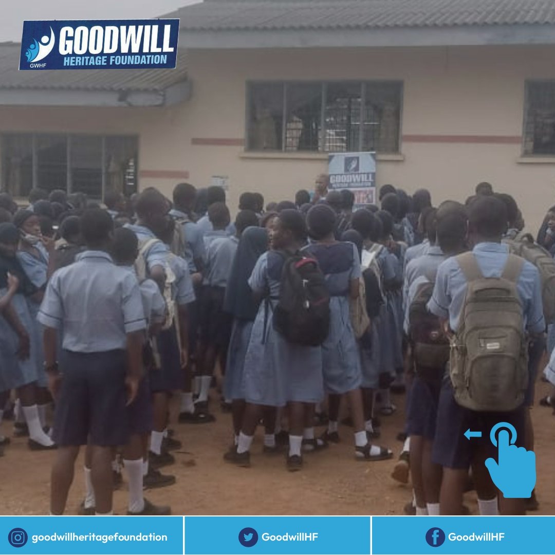 GoodwillHF's tweet photo. The essence of Career Counseling is to not only help the senior secondary students make the  right decisions they need to make now, but to give them the required knowledge and skills they need to make future career and life decisions. https://t.co/wgb6p6GE7F