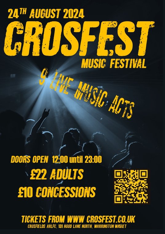 CrosfieldsRugby's tweet photo. Crosfest Music Festival 2024 #Pitchero
https://t.co/n1ZMLhm8cY https://t.co/MDpjpefsmA