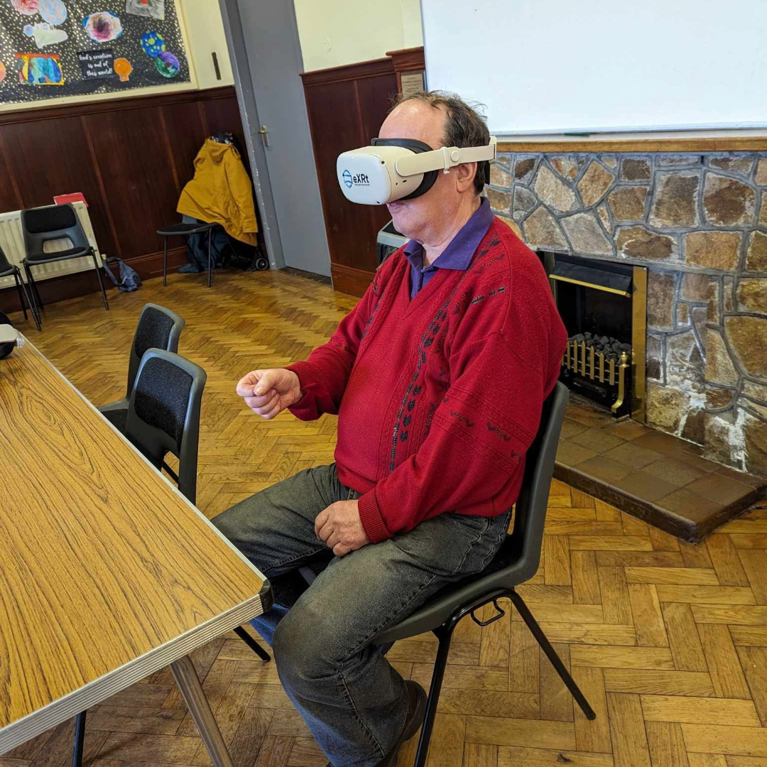 eXRtiHealthcare's tweet image. Yesterday we attended the Mid-Ulster Stroke Support Group in Cookstown to show some of the stroke survivors and their carers our VR rehabilitation games!
Safe to say they had a lot of fun! 

#StrokeAssociationNI #VirtualReality #eXRt
