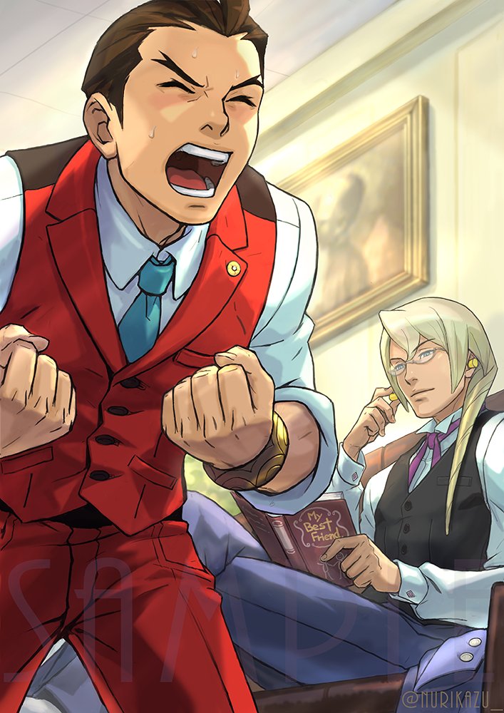 【初版・帯付き】逆転裁判画集 王泥喜編 逆転裁判456 王泥喜セレクション』2024年初頭発売決定！王泥喜法
