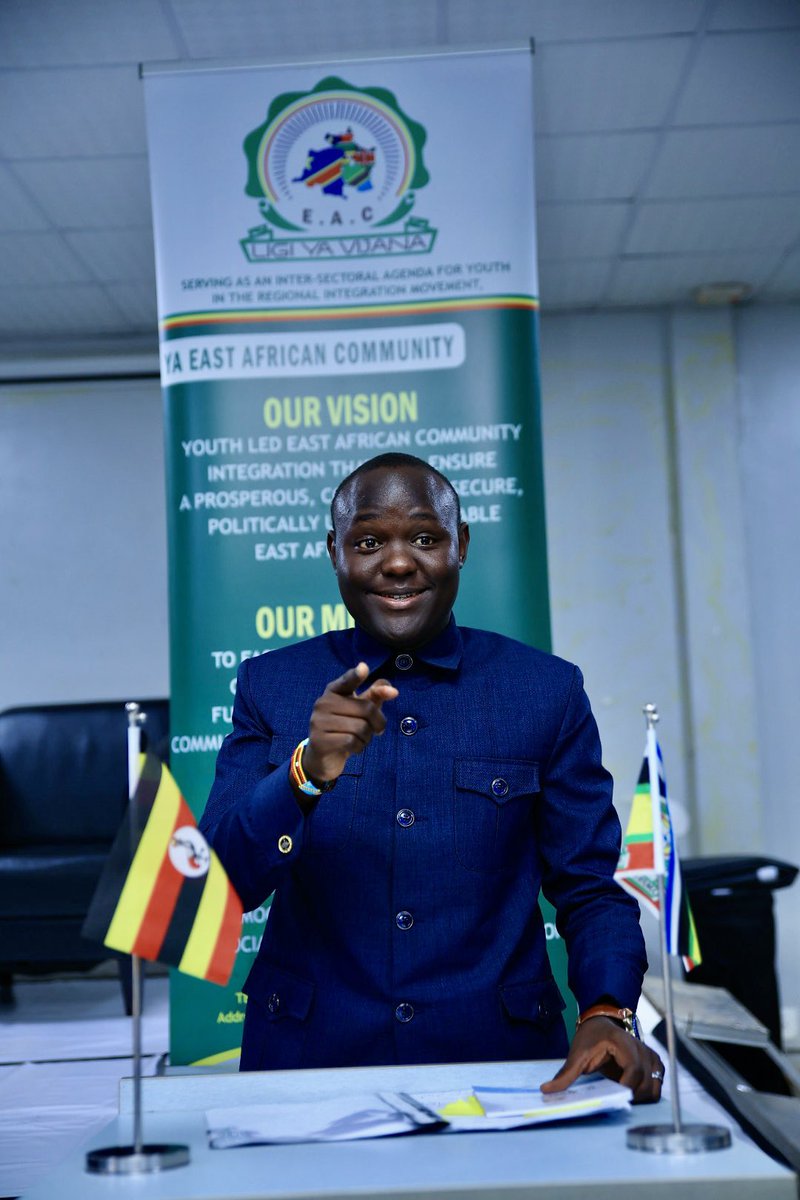 AmanyaStuartJr's tweet photo. “Our vision extends to a future where East Africa Community integration is not just a goal but a reality led by the vibrant energy of the youth.” @timothy_kadaga Chairperson Ligi Ya Vijana Ya East Africa Community, @EACYouthLeague https://t.co/sSgjMnJxbR