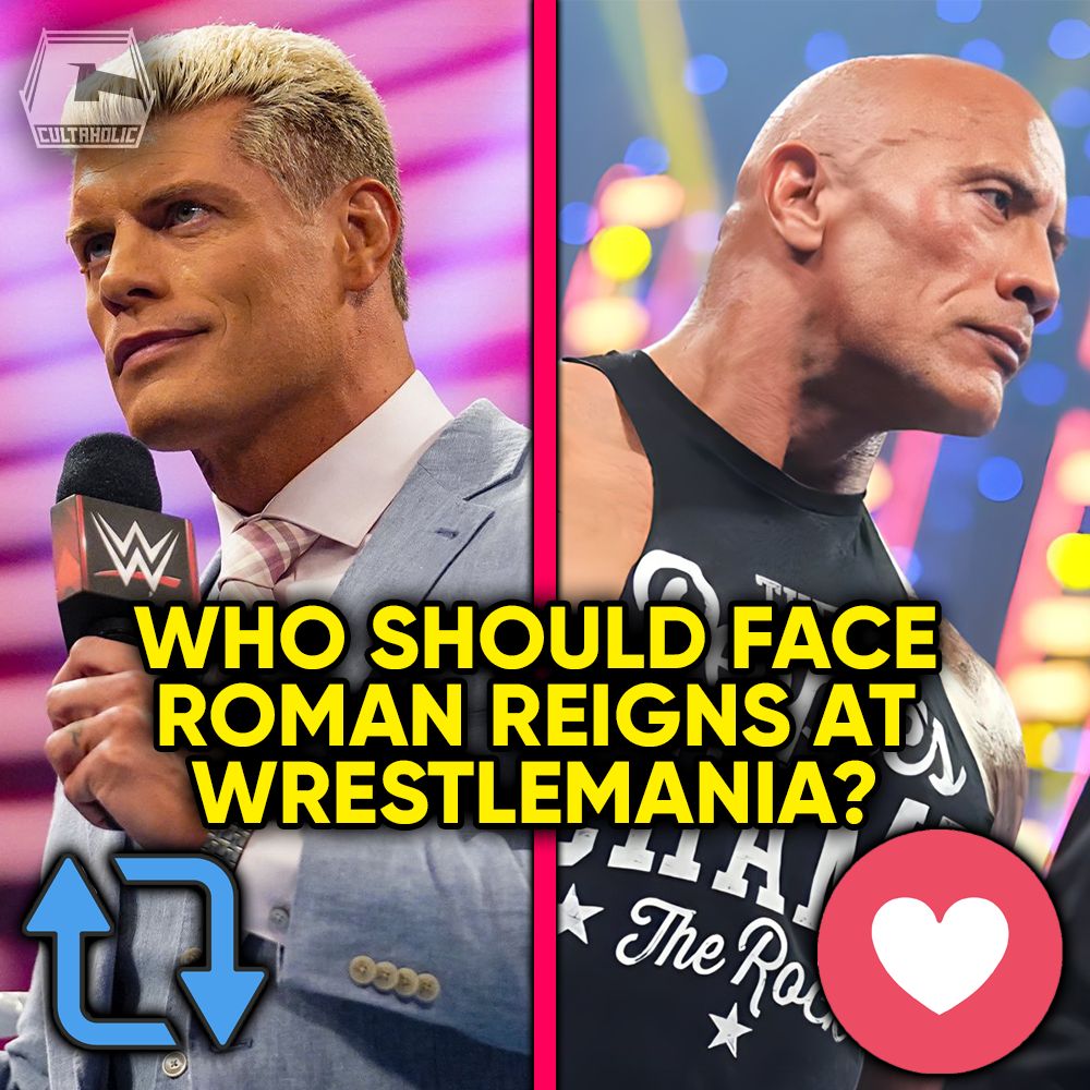 Who SHOULD face Roman Reigns at WrestleMania 40? #WeWantCody or #TeamRock