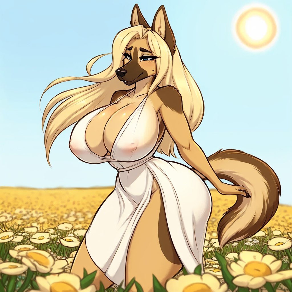LibidoLupus's tweet photo. Miss me ? #Furry #furryaiart #furryartwork #AiArt #bimbo #slut https://t.co/waKW2q59O0