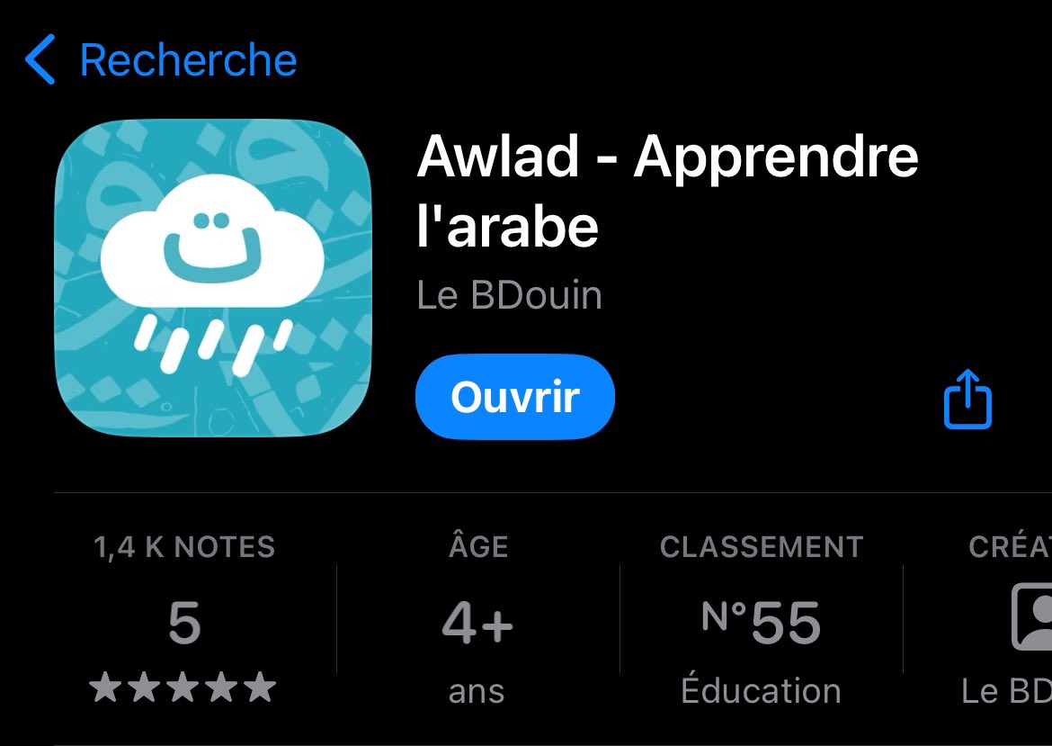 StopTheeCap's tweet image. Salam Aleykoum wa rahmatoulah wa barakatouh 

le mois de Ramadan arrive et beaucoup ne savent pas lire l’arabe, je vous conseille cette application

la méthode d’apprentissage est parfaite en moins de 2h j’ai appris l’alphabet parfaitement