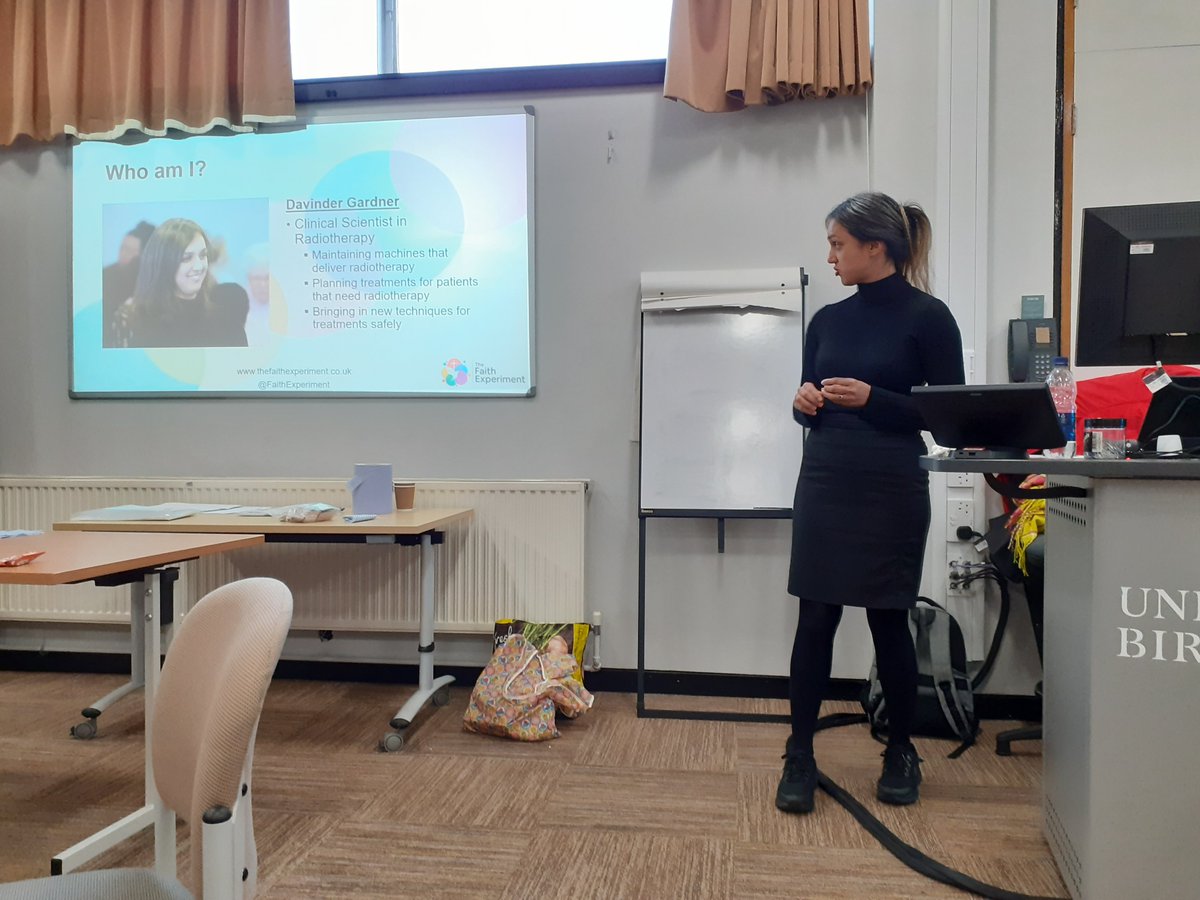 Earlier this week we had an enjoyable and fruitful time supporting Cathy from <a href="/TheFaradayInst/">TheFaradayInstitute</a>.

We were talking about the nature of science and some of it's interface with faith to trainee science teachers at the University of Birmingham. A great day with such an engaged group!