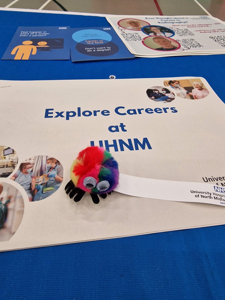 Out at Haywood Academy today for their Careers Fair. These little guys have gone to a lot of new homes! #NAW2024 @UHNM_NHS