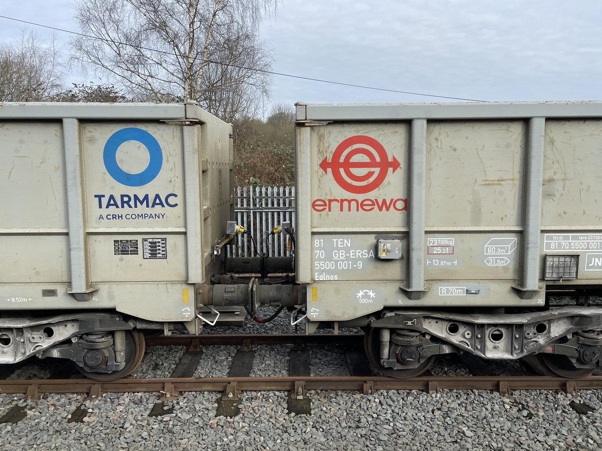 Ben Jones (@flywheelmedia1) on Twitter photo Big boys’ toys today at <a href="/barrowhill41/">BarrowHillRoundhouse</a> for a demonstration of ‘intelligent wagons’ fitted with remote monitoring equipment for preventative maintenance & safety, load monitoring etc. <a href="/RAIL/">RAIL Magazine</a> <a href="/RailFreightUK/">Rail Freight Group (RFG)</a> Big boys’ toys today at <a href="/barrowhill41/">BarrowHillRoundhouse</a> for a demonstration of ‘intelligent wagons’ fitted with remote monitoring equipment for preventative maintenance & safety, load monitoring etc. <a href="/RAIL/">RAIL Magazine</a> <a href="/RailFreightUK/">Rail Freight Group (RFG)</a>