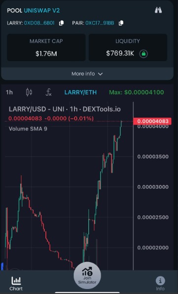 LarryCoin

  ✅ Audit ✅ SAFU ✅ KYC

😊 Renounced Contract
😊 Solid team 
😊 Audit 
😊 SAFU 
😊 KYC 
😊 CoinMarketCap listed 
😊 0% Taxes 
😊 Ownership Renounced 
😊 No Team Tokens 
😊 Liquidity Locked.

LarryCoin 
free-larry.wtf

Over 7x for everyone who bought my call