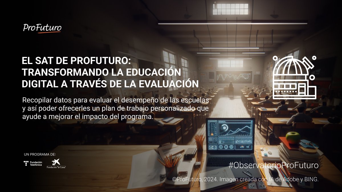 ProFuturo_'s tweet image. ¿Conoces SAT (School Assessment and Transformation Tool)? 📊

Es la #herramienta que usamos para #evaluar el desempeño de los centros educativos y definir un plan de trabajo para cada escuela. 🔝

Descúbrela en #ObservatorioProFuturo 👉 profuturo.education/observatorio/s…

#EducarTransforma