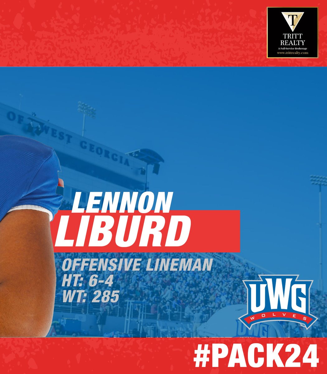 UWGFootball's tweet image. It starts in the trenches, and we like what we've got here 💪

Lennon Liburd
🏈: Offensive Lineman
🏡: Peachtree City, GA
🎓: McIntosh HS
📏: 6-4 | 285
📽️: hudl.com/v/2LYNPF

#WeRunTogether | #Pack24 | @TrittRealty