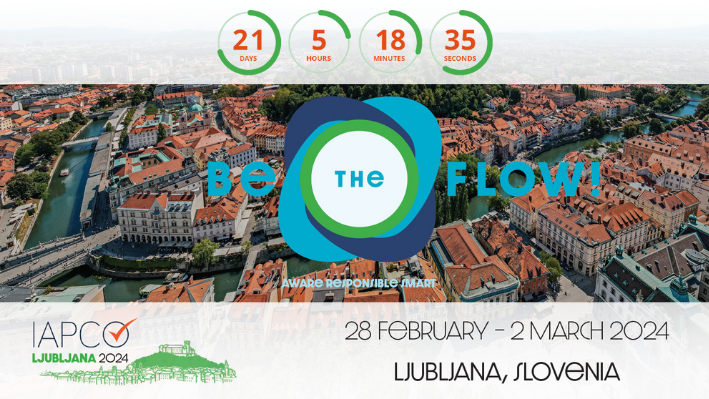 #Ljubljana Awaits! The #IAPCO2024 AM&amp;GA Countdown is ON! ⏳

Just 3 weeks until we welcome the IAPCO Member Community!

We're buzzing with excitement and can't wait to connect with you in person for an unforgettable experience.

Are you ready to BE THE FLOW in Ljubljana?