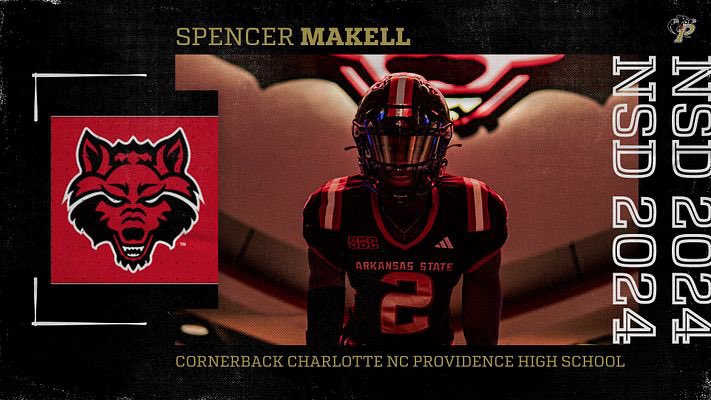Congratulations @spencer_makell on signing with @AStateFB #NSD24 #OTB #GOLDBLOODED @ProvSports2023 @ProvBoosterClub
