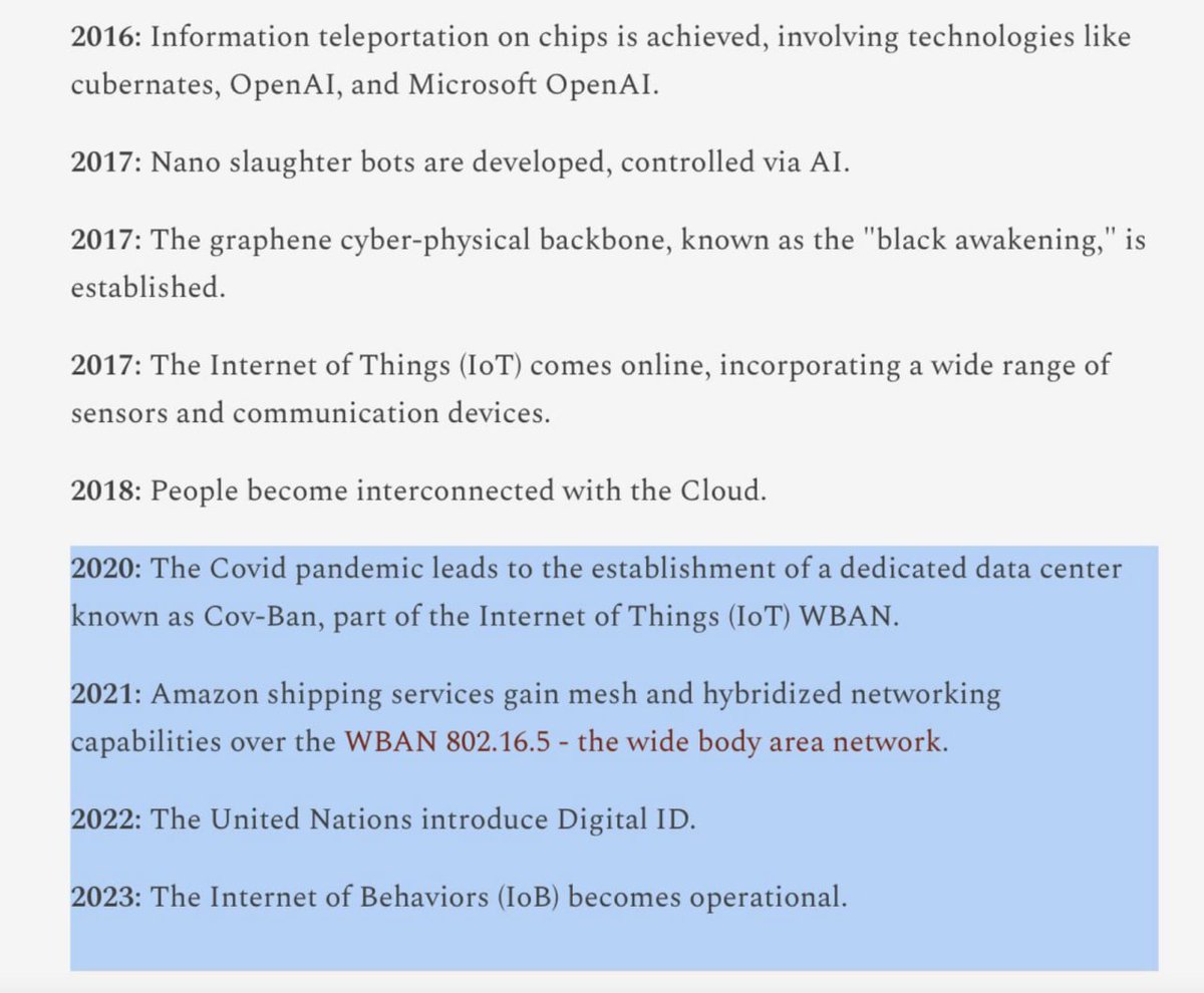 CorinneNokel's tweet photo. #SabrinaWallace The true Timeline of Biodigital Convergence
Wireless tissue engineering & BodyToMachineInterface over the #WBAN 802.15.6 network
#IEEE
#MAC
#CyberPhysicalBackbone
#WirelessBodyAreaNetwork
#MedicalBodyAreaNetwork
#MBAN #5G
#RemoteDrugging
https://t.co/UikSdCDKZ5 https://t.co/lQBS8PjDbO