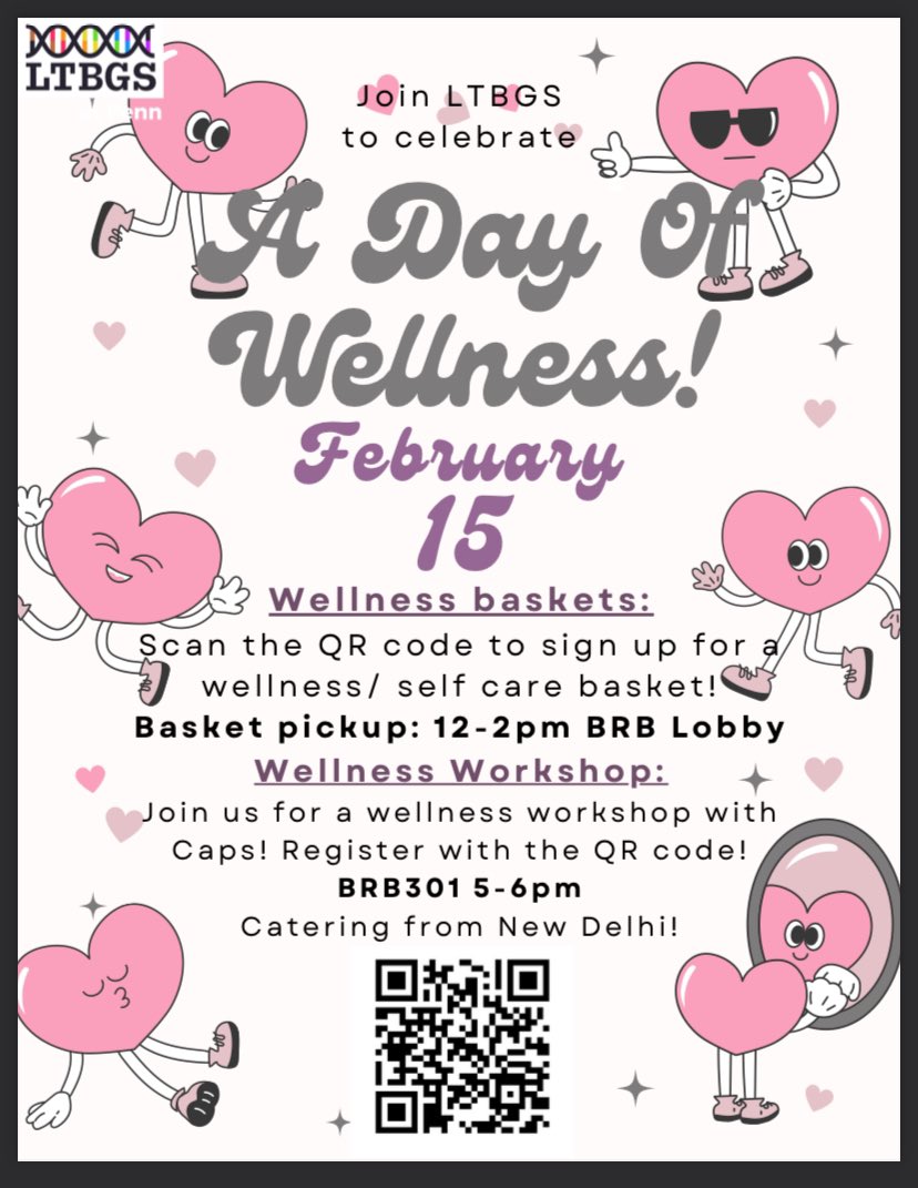 We love our community! Please join us for a day of self-care, self-love, and wellness during the week of Valentine’s Day! We will be providing wellness baskets and a wellness workshop on February 15th. Registration: forms.gle/yQ64unACgYdPtC…