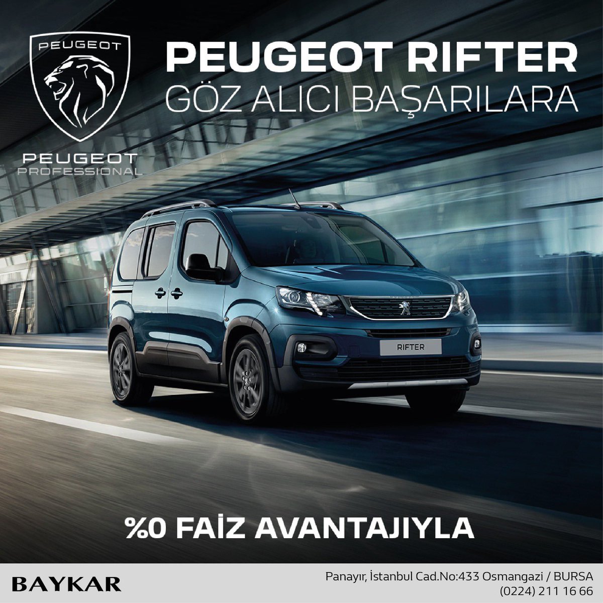 Peugeot Yetkili Bayii 
☎️(0224)211 16 66
.
.
#peugeot #peugeotyetkilisatıcı #peugeotbayii #peugeotbursa #baykar #baykarpeugeot #baykarotomotiv #bursabaykar #peugeyetkiliservisi #baykarservis #peugeotfifter