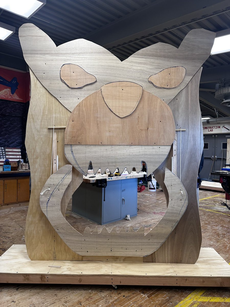 Aladdin’s Cave of Wonders is nearly complete thanks to Richard Abelli’s construction classes. Come see all the hard work the students at Derby High School have put into this production on March 8-9th.