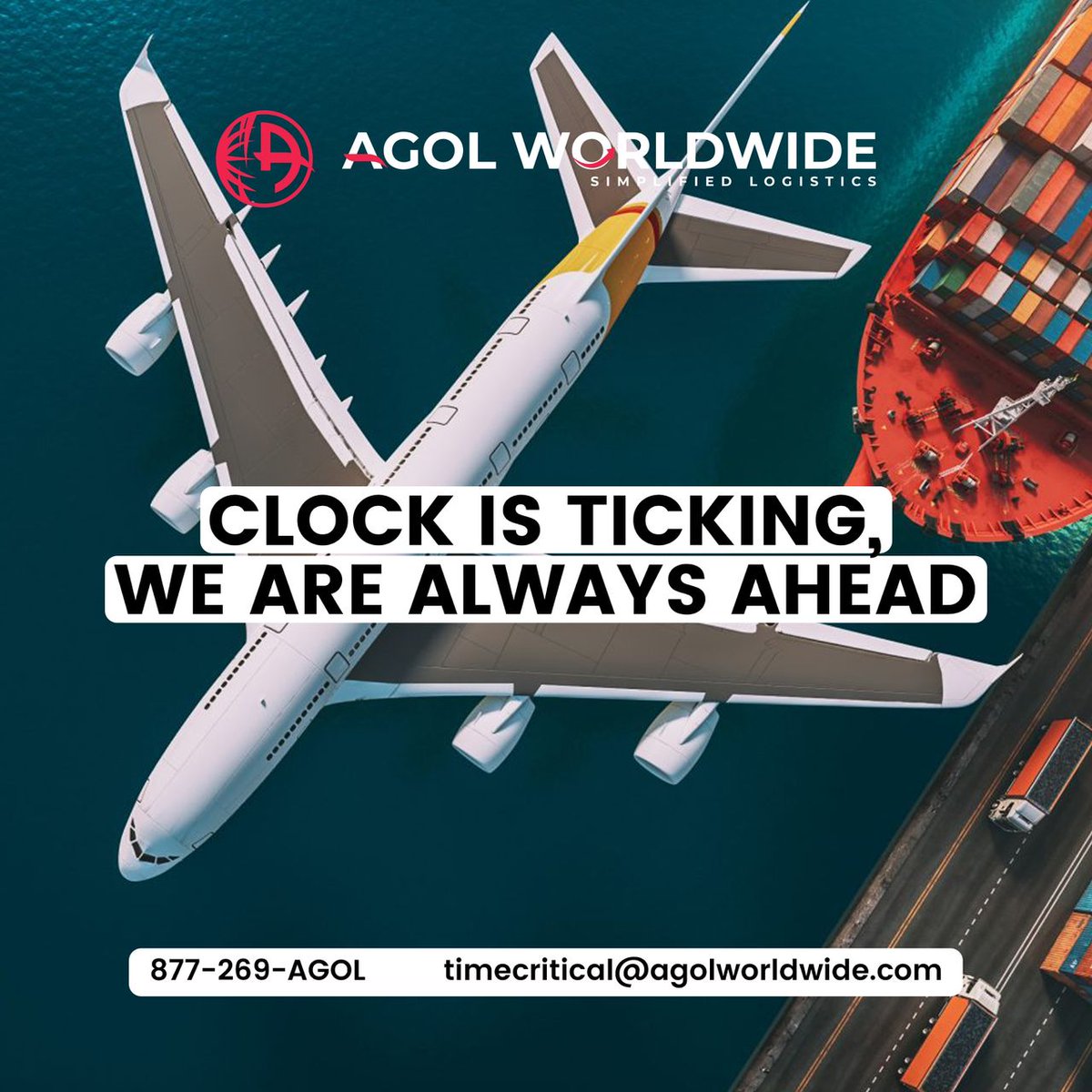 #logistics #supplychain #shipping #freight #warehousing #distribution #transportation #fulfillment #IOR #EOR #Importerofrecord #timecritical #OBC #Onboardcourier #GlobalTrade #TradeCompliance #InternationalShipping #GlobalSupplyChain #AGOLWorldwideInc