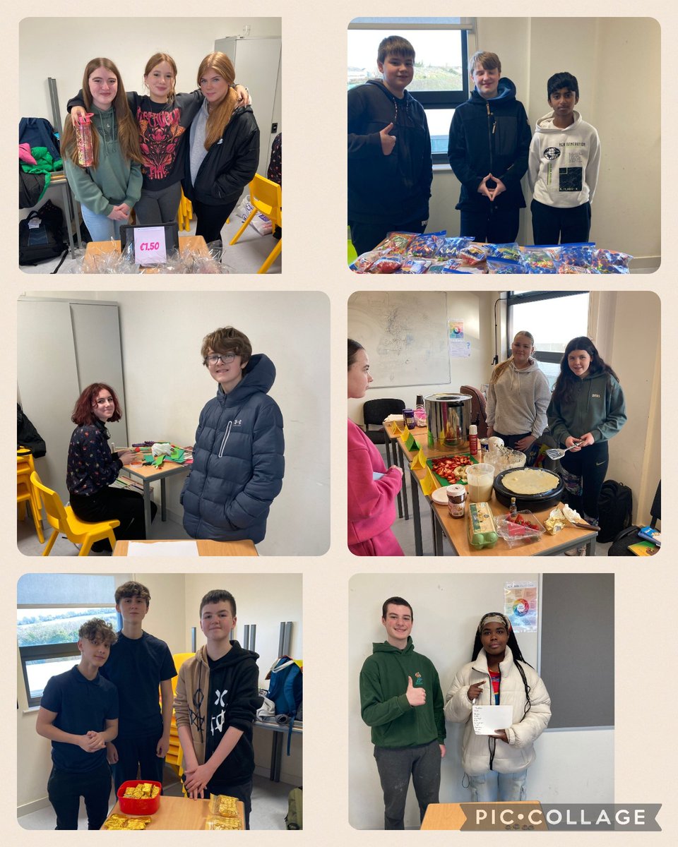 Our 2nd Years’ Business Studies Trade Fair was a huge success today! Great to see all the work from their CBAs paying off 💰💪 #enterpriseinaction