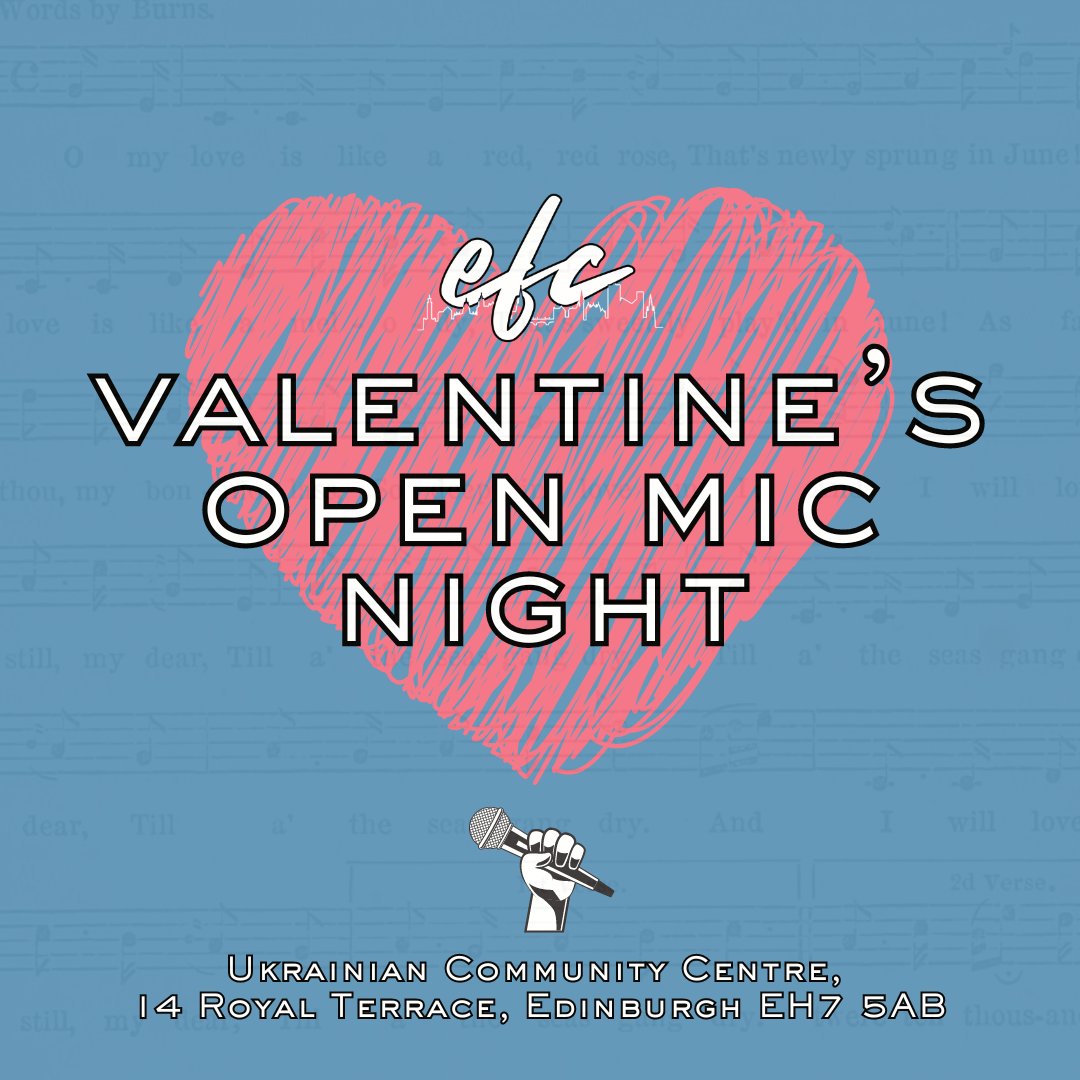 Next Wednesday is our Valentine's themed Open Mic Night! 💌 A lovely way to spend the evening - tickets are available on the door only from 7:30pm. 🥰