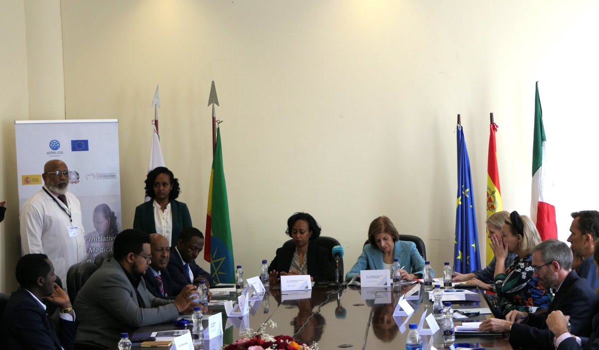 @SKyriakidesEU @AICSAddisAbeba @EUinEthiopia 👩‍⚕️🏥 The Joint European Initiative works with Tikur Anbessa Hospital in #Surgery and #Psychiatry Specialty Programs in the aim of strengthening Ethiopia's health system, enhancing its resilience to crisis, and fostering a robust response to future challenges 🤝