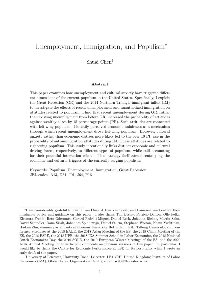 Almost 7 yrs after starting this project, my #JMP for 1st time #EconJobMarket in 2018-2019 was finally accepted at the Journal of Law and Economics! Best gift for #ChineseNewYear2024!

My 1st attempt in #PoliticalEconomy. Plenty of pains & joys. Learned much. Thanks 4 everything!