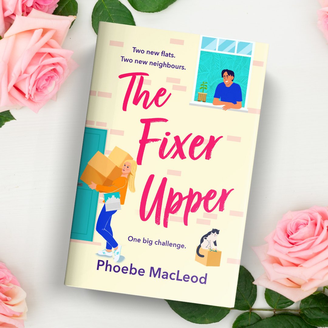 Day 24 of our Valentine's Day Rom-Com Countdown! 💕 We have #TheFixerUpper by @macleod_phoebe, a light-hearted opposites-attract rom-com for fans of Sophie Ranald and Sophie Kinsella! Out now 📦 mybook.to/fixeruppersoci…