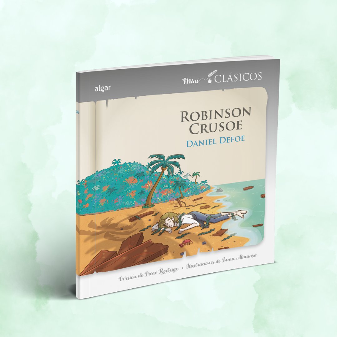 🛶 ¡Robinson Crusoe desembarca en Algar!

🏝️ En uno de sus viajes, el marinero Robinson Crusoe acaba naufragando en una isla desierta.

🗺️ Cuando se acomoda en su nueva vida, su tranquilidad se ve alterada al descubrir unas huellas humanas en la arena.

📚 ¡Ya en librerías!