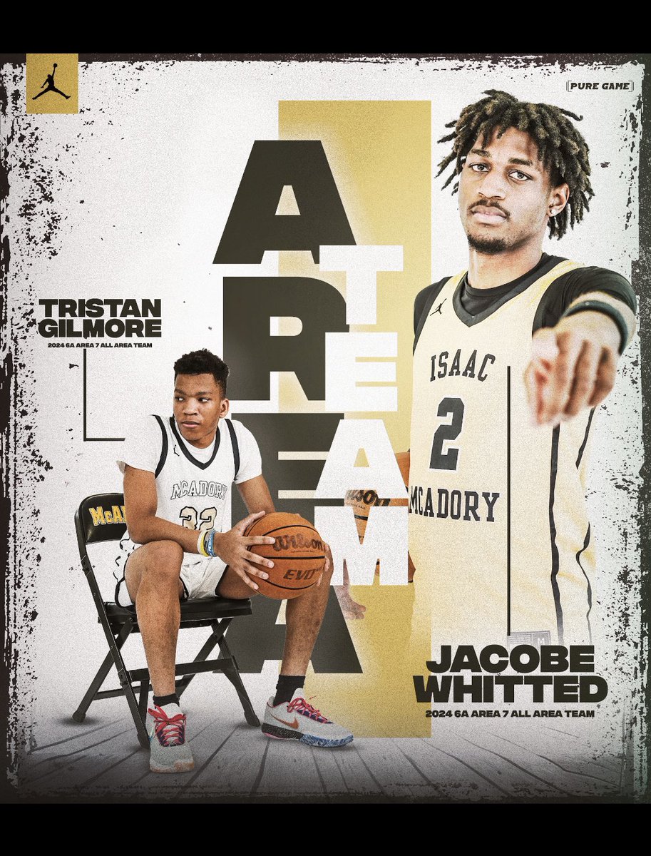 Congrats to @jacobe_whitted and @TristanGilmor20 for being selected to 6A Area 7 All Area Team for the regular season. Tristan was also named Tournament MVP! #JacketNation