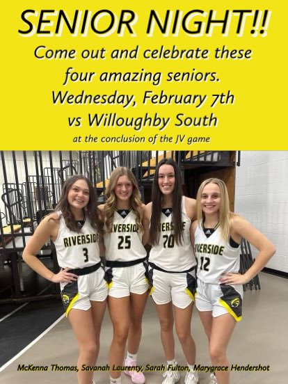 Courtside Club - Riverside HS Girls Basketball (@rhscourtsideclb) on Twitter photo Tonight’s the night!!
Riverside Girls Basketball vs South on Wednesday 2/7, 6:30 Varsity 5:30 JV
Students get in free
First 500 students get a free smoothie voucher from <a href="/SmoothieKing/">Smoothie King</a>
WRC Title out right with win! <a href="/BrianFulton34/">Coach Fulton</a>
<a href="/BeaverCentral/">RHS Student Section</a> <a href="/Riverside_athl/">Riverside Athletics</a> <a href="/RHS_beavers/">Riverside HS</a> Tonight’s the night!!
Riverside Girls Basketball vs South on Wednesday 2/7, 6:30 Varsity 5:30 JV
Students get in free
First 500 students get a free smoothie voucher from <a href="/SmoothieKing/">Smoothie King</a>
WRC Title out right with win! <a href="/BrianFulton34/">Coach Fulton</a>
<a href="/BeaverCentral/">RHS Student Section</a> <a href="/Riverside_athl/">Riverside Athletics</a> <a href="/RHS_beavers/">Riverside HS</a>