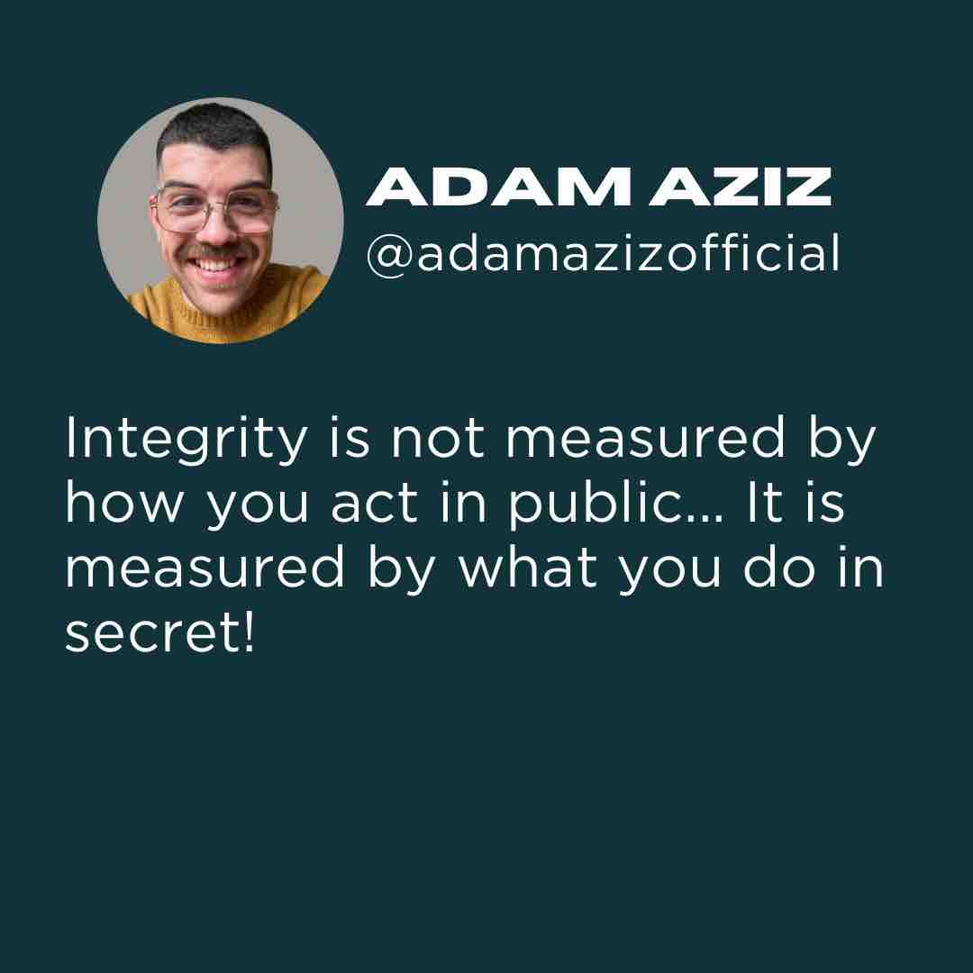 #integrity #getsavedforreal #hardtruth