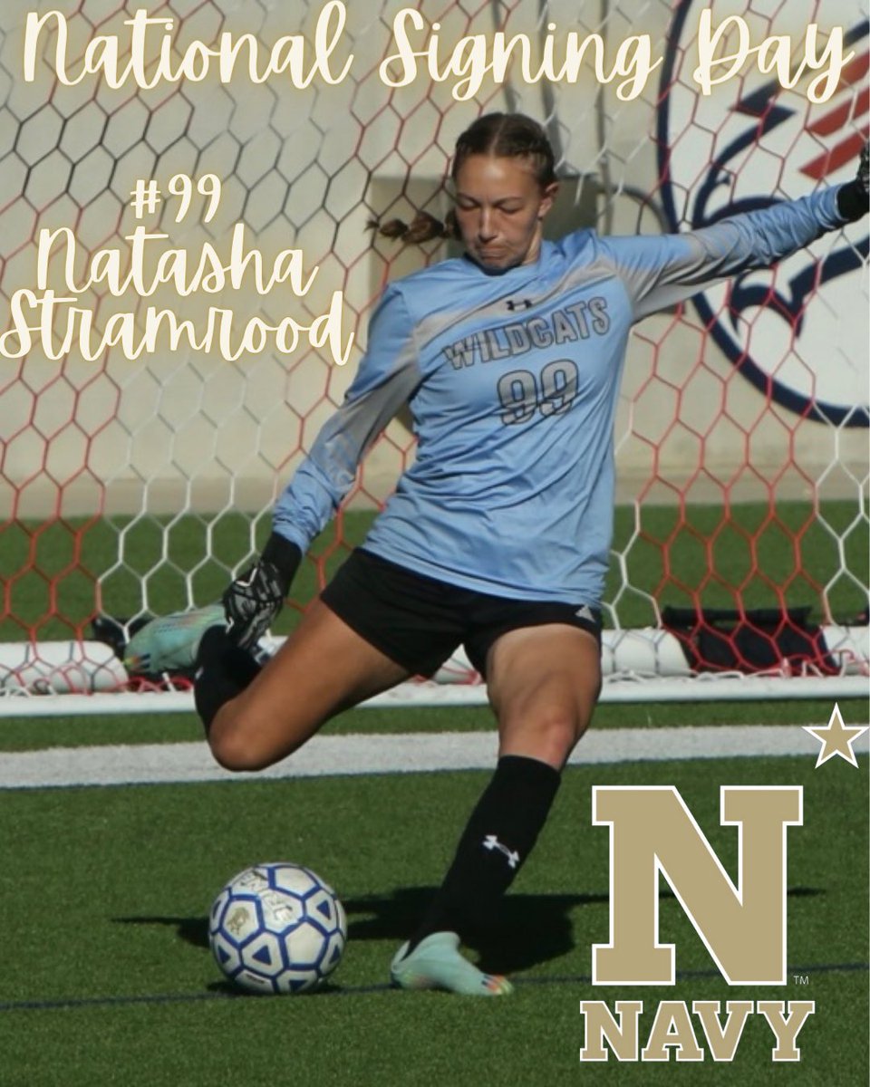 Congratulations to our Senior Goalkeeper Natasha Stramrood!! The TMHS Wildcat ⚽️family is so proud! We know you will do AWESOME at The Naval Academy!!! Go Navy! <a href="/NavyWSoccer/">Navy Women's Soccer</a> 

<a href="/TMHS_GSoccer/">TMHS Lady Wildcat Soccer</a> <a href="/TMHS__athletics/">Tomball Memorial Athletics</a> <a href="/TISDTMHS/">Tomball Memorial High School</a>