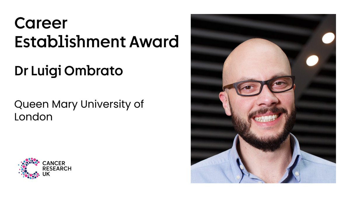 CRUKresearch's tweet photo. [3/5]

Luigi Ombrato will study the role of myeloid cell interactions during metastatic establishment to explore how to control metastasis formation in triple negative #BreastCancer patients.

@LuigiOmbrato | @QMUL | #CRUKFunded https://t.co/bYqM50mCK7