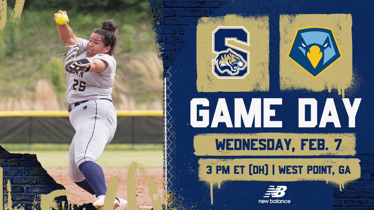 𝙎𝙊𝙁𝙏𝘽𝘼𝙇𝙇 @GoStillmanSB (2-0) travels to 1st year @SSACsports member Point University (2-0) for a non-conference doubleheader today. 🗓️Wed., Feb. 7 🕒 3 P.M. ET (DH) 📍West Point, Ga. 🆚 @PointSkyhawks 📺youtube.com/@pointskyhawks… 📊 pointskyhawks.com/composite
