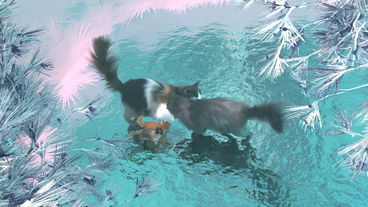 SpectralPastels's tweet photo. The final scene is nearly finished rendering! I just need to do some audio mixing once it's complete! 

#warriorcats #yellowfang #fireheart #wcotw #3Danimation https://t.co/26JbLpECy4