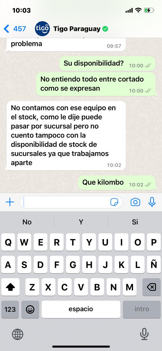 CXD (@camiladure) on Twitter photo Uno quiere comprar algo y como siempre Tigo un KILOMBO para que lo que sirven entonces ? <a href="/TigoParaguay/">Tigo Paraguay</a> Uno quiere comprar algo y como siempre Tigo un KILOMBO para que lo que sirven entonces ? <a href="/TigoParaguay/">Tigo Paraguay</a>