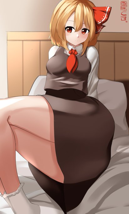 #毎月七日はルーミアの日 取り急ぎルーミアちゃん描きました! 