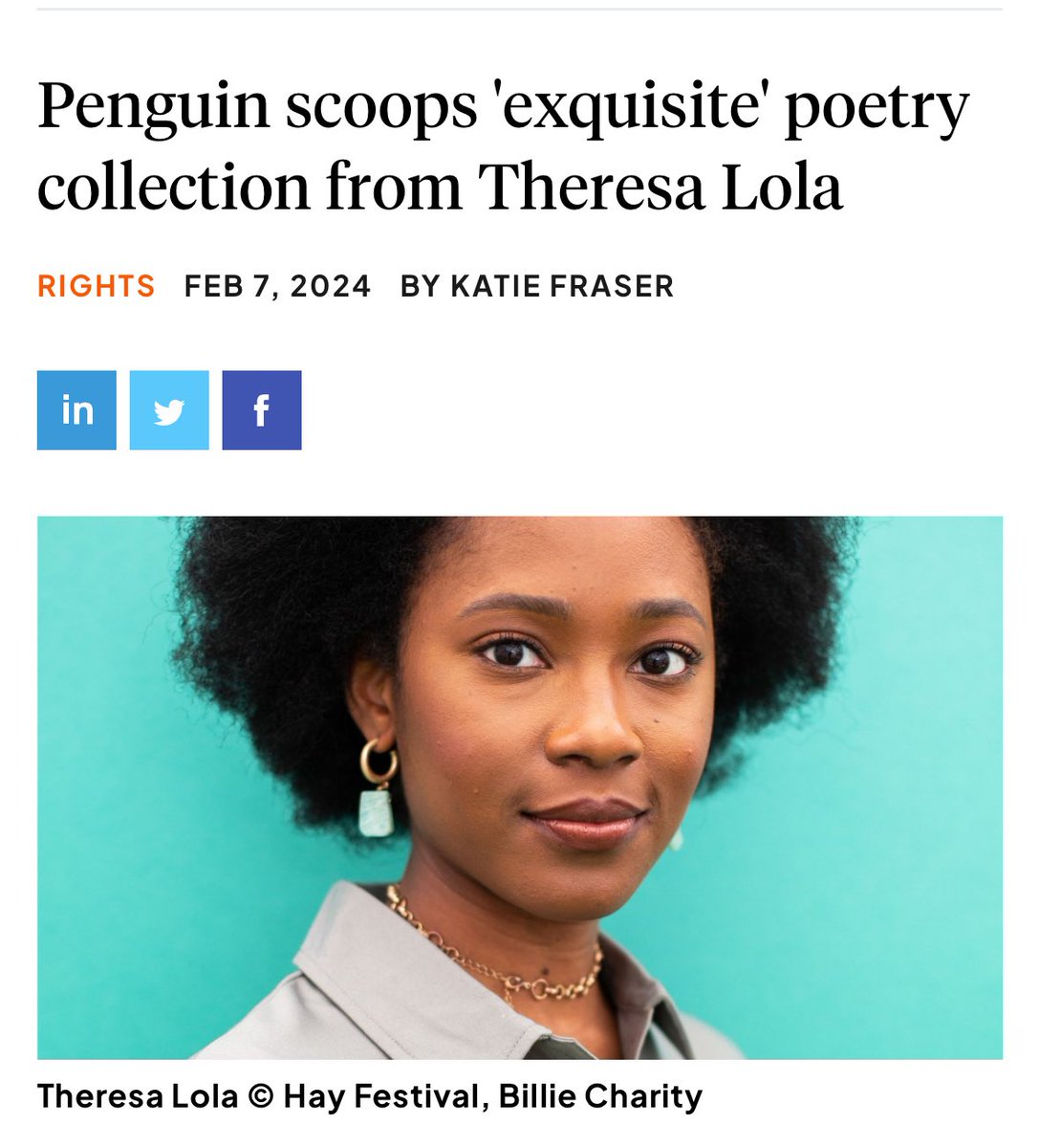 Theresa Lola (@theresa_lola) on Twitter photo Dear All, I am elated to announce that my second book, CEREMONY FOR THE NAMELESS, a poetry collection, will be published by PENGUIN ( <a href="/PenguinUKBooks/">Penguin Books UK</a> )!!
The book explores names and naming.
You can PREORDER! ✨💫penguin.co.uk/books/462275/c… Dear All, I am elated to announce that my second book, CEREMONY FOR THE NAMELESS, a poetry collection, will be published by PENGUIN ( <a href="/PenguinUKBooks/">Penguin Books UK</a> )!!
The book explores names and naming.
You can PREORDER! ✨💫penguin.co.uk/books/462275/c…