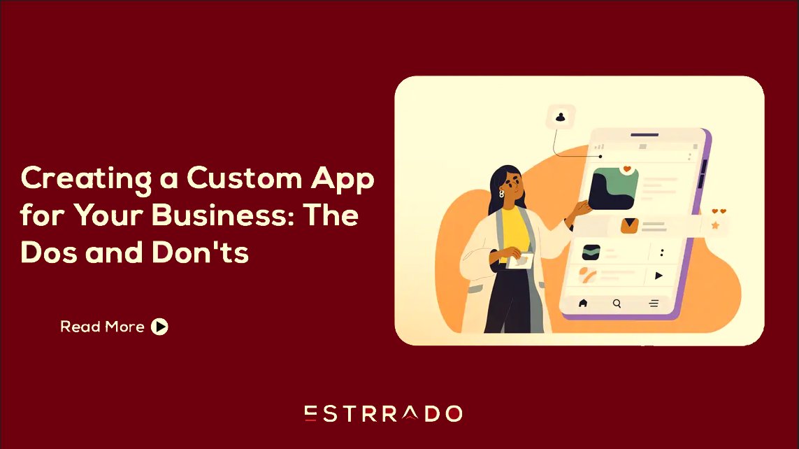 estrrado's tweet photo. A mobile app for your business can help your business stand out from the crowd. But, mobile app development can be overwhelming. 
Here's a list of dos and don'ts to help. Explore now: https://t.co/n8snKomm0E

#mobileappdevelopment https://t.co/RKl4PnAjqq