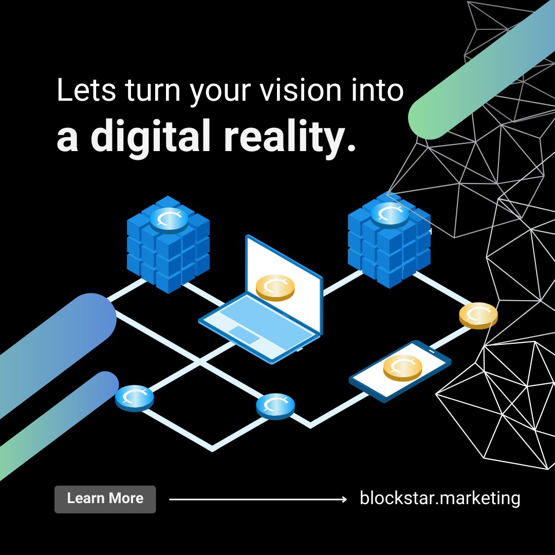 Discover the future of blockchain with Blockstar Marketing.  💡

At the crossroads of ambition and innovation, we elevate projects to new heights. 

Let's turn your vision into a digital reality. 🙌

#blockchain #SEO #marketing #crypto